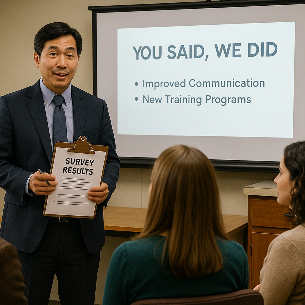 How to Effectively Communicate Employee Engagement Survey Results